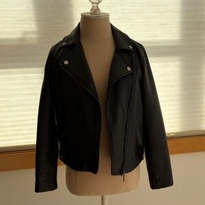 Vegan Leather Jacket, XSp